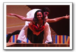 Ryan Schaffer (Joseph) and Shannon Perkey (Potiphar’s Wife)