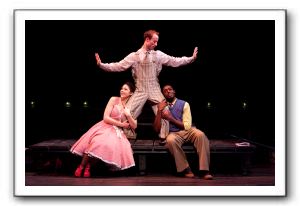 Addi McDaniel as Lusia, Nate Dendy as The Mute and Timothy Ware as Matt
