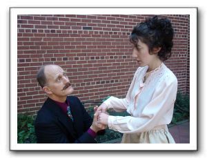 Rough (James McDaniel) consoles Mrs. Manninghan (Katherine Bisulca)