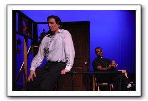 Keith J. Miller (Jeffrey) and Patrick M. Doneghy (Father Dan McGinnis)