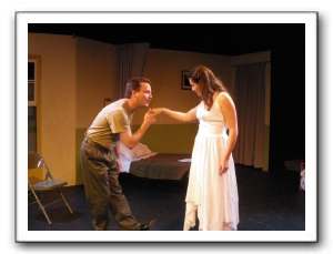 Jeff Mocho (Yossarian), Jocelyn Meyer (Luciana)
