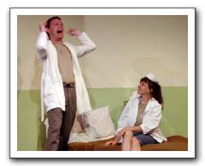 Jeff Mocho (Yossarian), Melissa Robinson (Nurse Duckett)