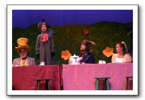 David Berkenbilt as Mad Hatter, Josiah Lee as Dormouse, Jeff Lesniak as