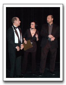 Lloyd (Mario Font), Loretta (Mary Franic Dini) and Alex (Carl Nubile)