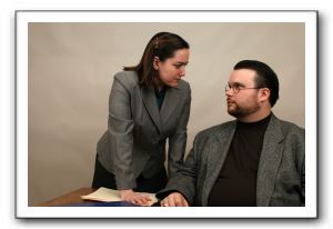 Christine Lange as Carol and Jay Tilley as John