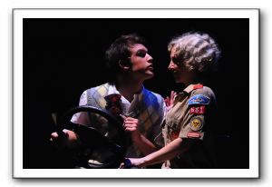 Joel Piper (Jimmy) and Cassandra Hodziewich (Sally)