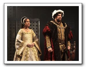 Karen Peakes (Anne Boleyn) and Ian Merrill Peakes (King Henry VIII)