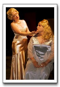 Mae West (Rachel Hardin) and Mr. Mae West (Matthew G. Myers)