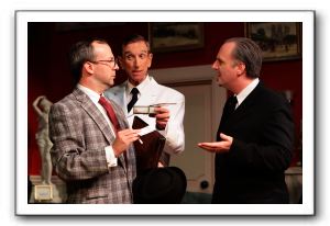 Gary Cramer (Clinton Preminger Junior), John Barclay Burns (Sebastien), and Michael Fisher (Jacob Friedland)