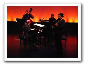 Ephriam Wolfolk, Celso Lopez, Marshall Keys, and Burnett Thompson, originating musical director on piano