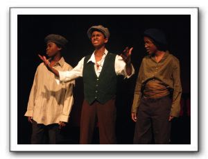 Ose Djan (Ensemble), Vijay Menon (Gavroche), Ryan Fields (Ensemble)