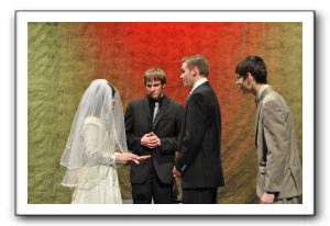 Amanda Kempton (Teresa), Jacob Halbert (Jeweler), Larson Gore (Andrew), and Josh Carias (Adam)