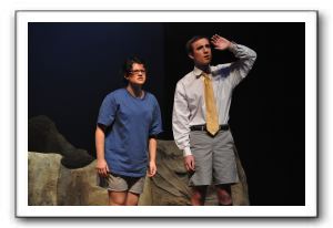 Celia Lechtman (Piggy) and Jeffrey Davis (Ralph)