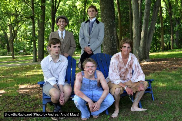 Lead Actor in a Play - back: Ty Sheedlo (Dominion), Charlie Belt (Marshall), front: Jeffrey Davis (Stone Bridge), Brennan Jones (Falls Church), Keegan Cotton (Thomas Jefferson)