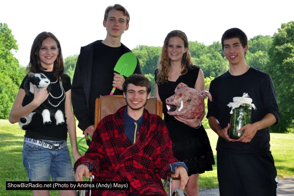 Props and Effects - front:Chris Foote (James Madison), back: Mandy Sachs (Westfield), Fox Williams (Walt Whitman), Karlyn Dunne (Stone Bridge), Chris Rosecrans (James Madison)