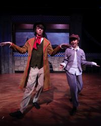 Ben Cherington (Artful Dodger) and James Woods (Oliver)