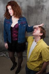 Meredith Ford as Holly and Joshua Wilson as Sammy