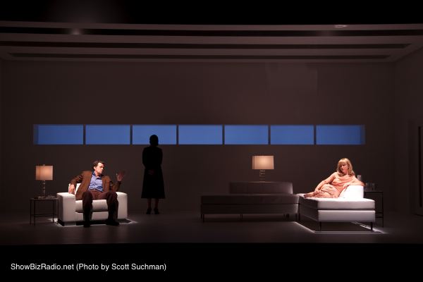 Steven Culp as Deeley and Tracy Lynn Middendorf as Kate with Holly Twyford as Anna