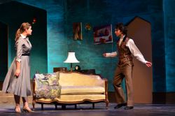 Monika Hammer (Mollie Ralston) and Ben Culleen (Christopher Wren)
