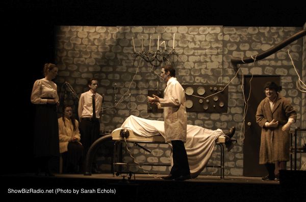 Jill Luoma-Overstreet (Dr. Hellstrom), Emma Banchoff (Elizabeth), Noah Pilchen (Henry Lovitz), Max Blackman (Victor Frankenstein), James Randall (Gorgo)