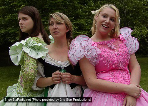 Lisa Gregg as Joy, Pam Shilling as Cinderella, and Malarie Novotny as Portia