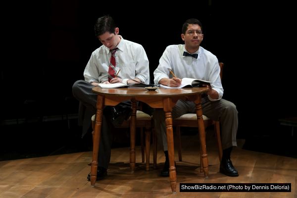 Kevin O'Reilly as Director Bernie Dodd and Arturo Tolentino as Larry