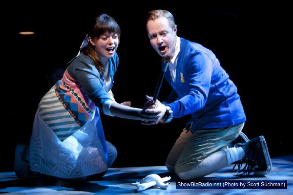 Caroline (Margo Seibert) and brother Billy (Stephen Gregory Smith) come up with their own secret word