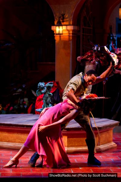 Rachel Spencer Hewitt as Margaret and Mark Hairston as Borachio