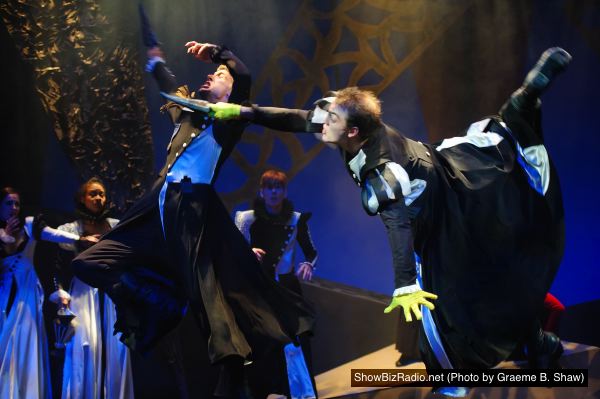 Scott Brown as Cassio and Vato Tsikurishvili as Roderigo