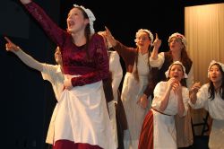 Amy Sheahan (Abigail Williams) and the afflicted girls