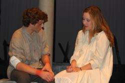 Jeffrey Warren (John Proctor) and Audrey Bowler (Elizabeth Proctor)