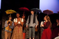 Zoe Haynes, Alex Carroll-Cabanes, and Maggie Roos along with Fagin's Gang