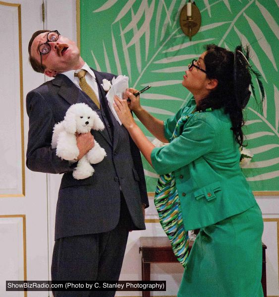 Bradley Foster Smith (Mr. Pippet) and Nora Achrati (Dora del Rio)