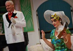 Matt Dougherty (Mr. Dunlap) and Lisa Hodsoll (Mrs. Everett P. Osgood)