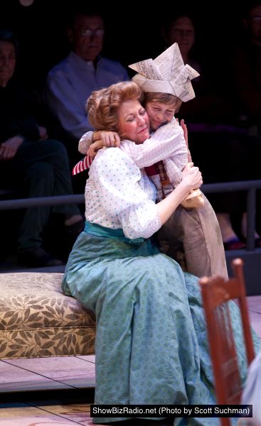 Kimberly Schraf as Lily Miller and Thomas Langston as Tommy