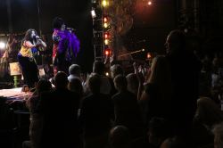 Mary Bridget Davies as Janis Joplin and Sabrina Elayne Carten as Blues Singer