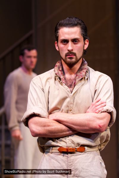 Andy Bean as James Tyrone, Jr., with Nathan Darrow as Edmund Tyrone