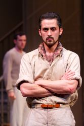 Andy Bean as James Tyrone, Jr., with Nathan Darrow as Edmund Tyrone