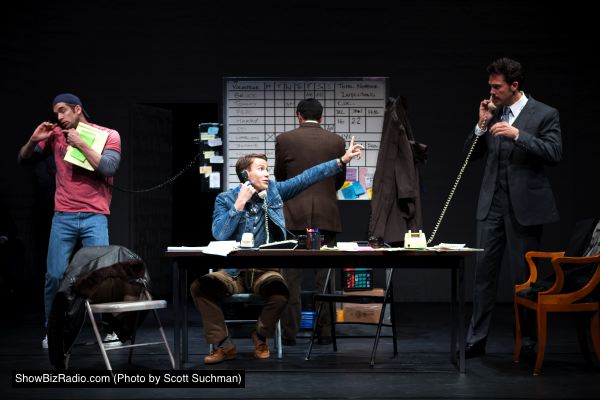 Tom Berklund as Grady, Christopher J. Hanke as Tommy Boatwright, Michael Berresse as Mickey Marcus and Nick Mennell as Bruce Niles