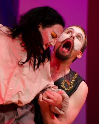 Kate (Aimee Snow) & Petruchio (Ian Wade)