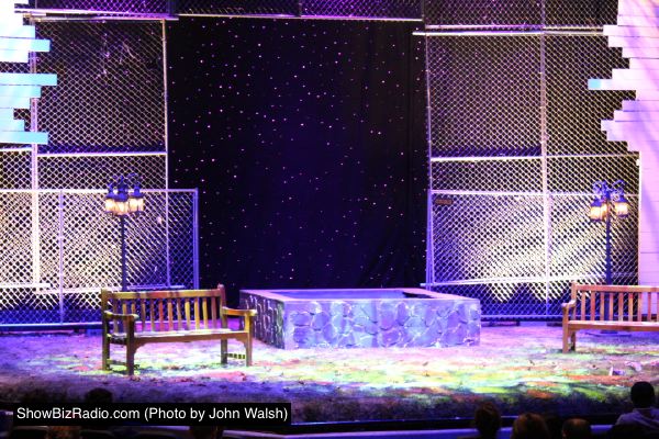 Stage design for The Outsiders