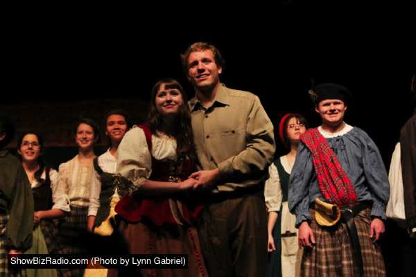 Molly Nuss as Fiona MacLaren and Paul Morgan as Tommy Albright and cast