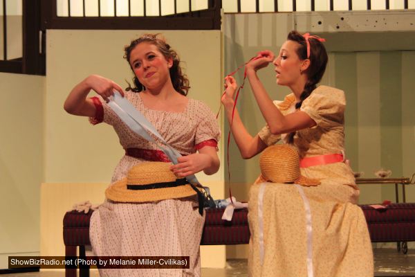 Lydia Bennett (Cate Graney) and Kitty Bennett (Ali Flanagan)
