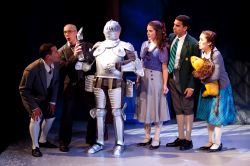 Edmund (Rafael Cuesta), Professor (Michael John Casey), Susan (Kate Guesman), Peter (Christopher Wilson), and Lucy (Justine Moral)
