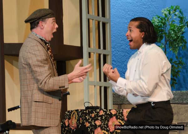 John Shackelford (Max Levene)and Brandon DeGroat (Joe Pendleton)