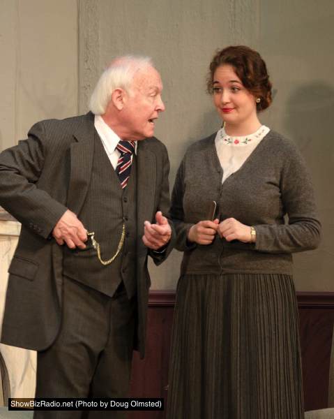 Joseph LeBlanc (Mr. Carter) and Elisabeth Richters (Greta)