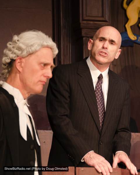 James McDaniel (Mr. Meyers, QC) and Peter Alden Hyde (Detective Inspector Hearne)