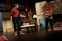 Will Spilman as Clifford Anderson, Dan Eddy as Sydney Bruhl, Laura Peterson as Myra Bruhl