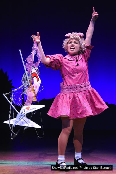 Sally (Jaimie Kelton) strikes back at her teacher over the 'C' she received on her project