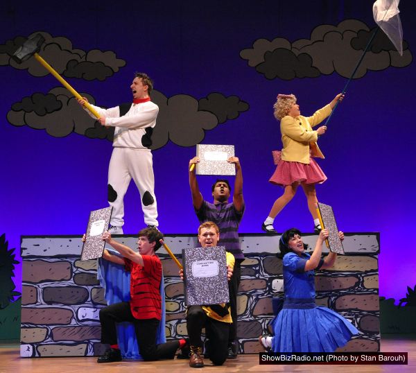 Homework and Rabbit Chasing? All a part of a normal day for the Peanuts gang